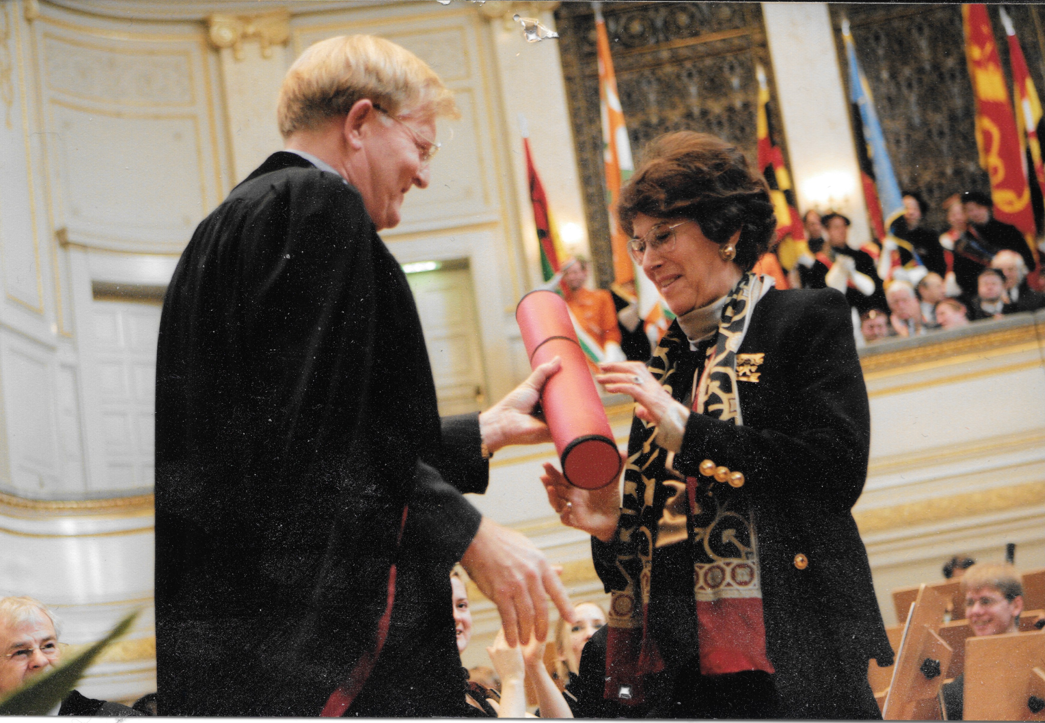 Receiving Honorary Doctorate