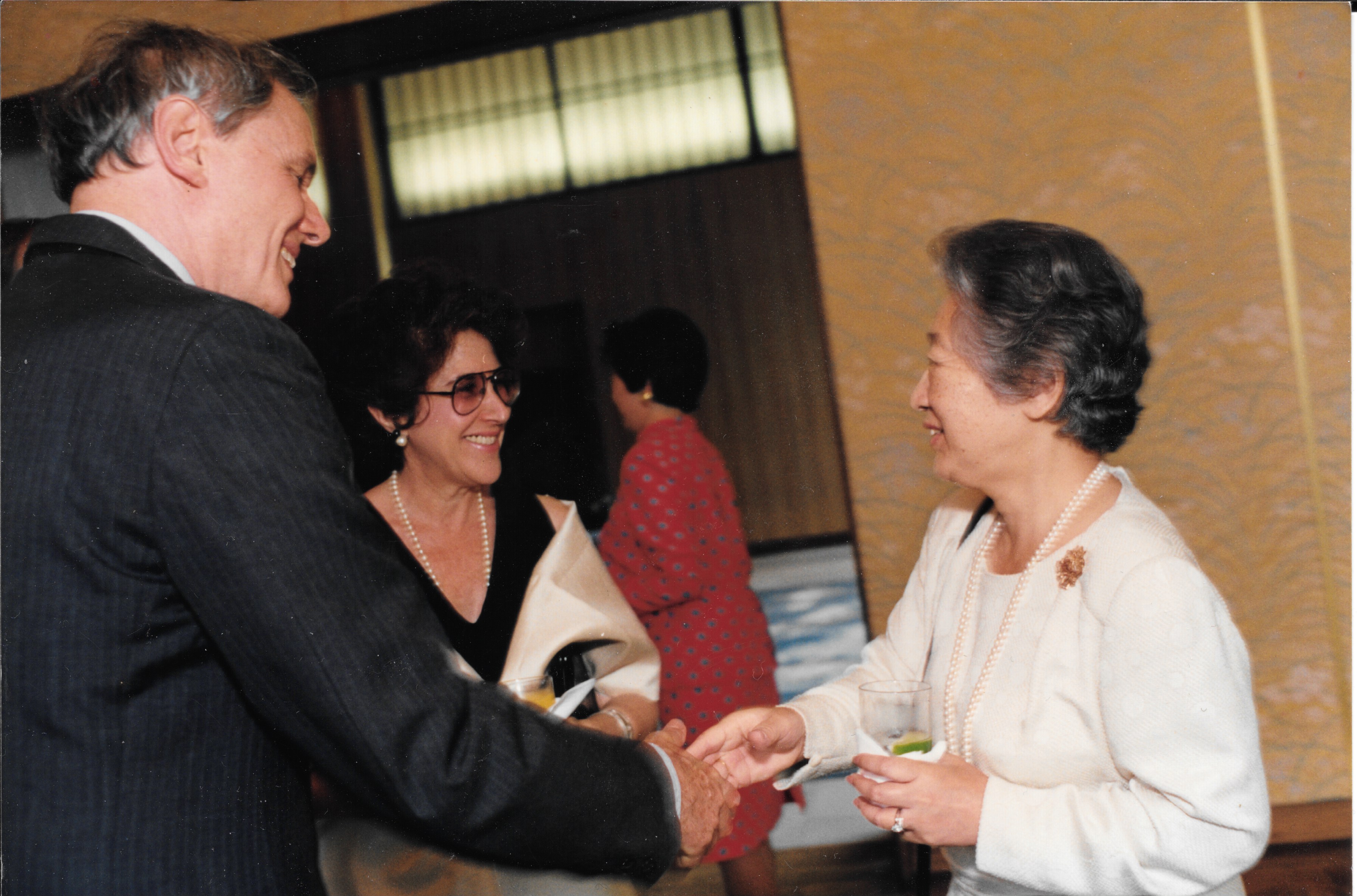 With U.N. High Commissioner for Refugees